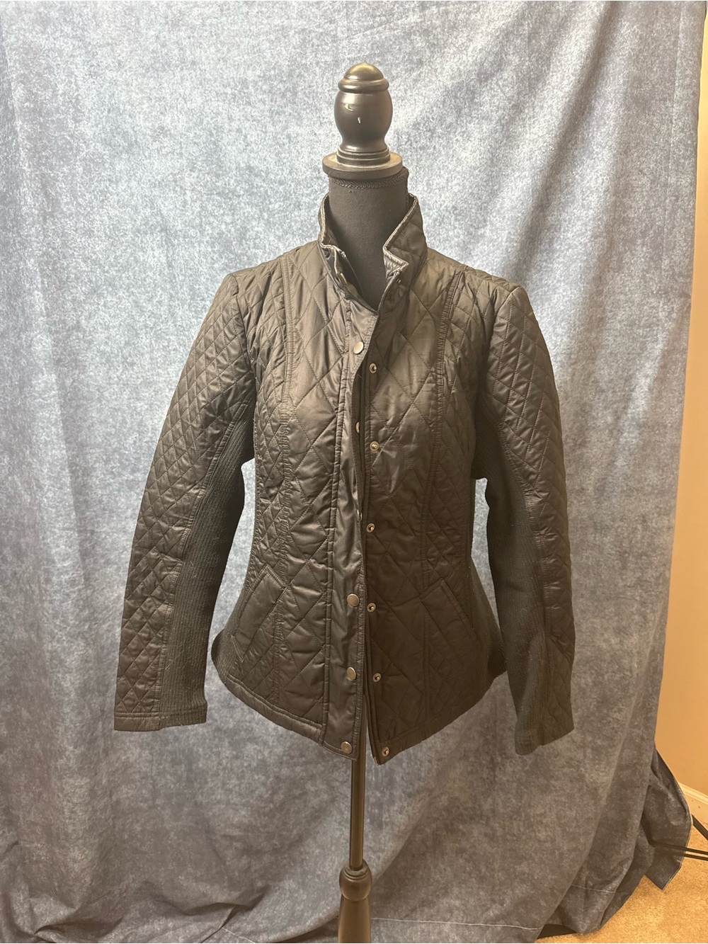 Merona Quilted Black Puffer Jacket